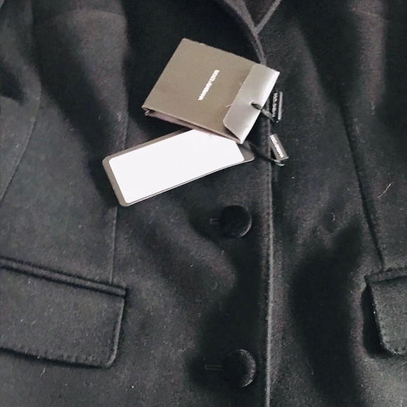 - New 💯 Original Dolce & Gabbana FITTED-WAIST SINGLE-BREASTED COAT IN BLAC - Picture 6 of 16